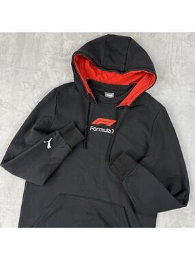 Puma x Formula 1 Hooded Sweatshirt Hoodie Size S Auto Racing Fleece Streetwear